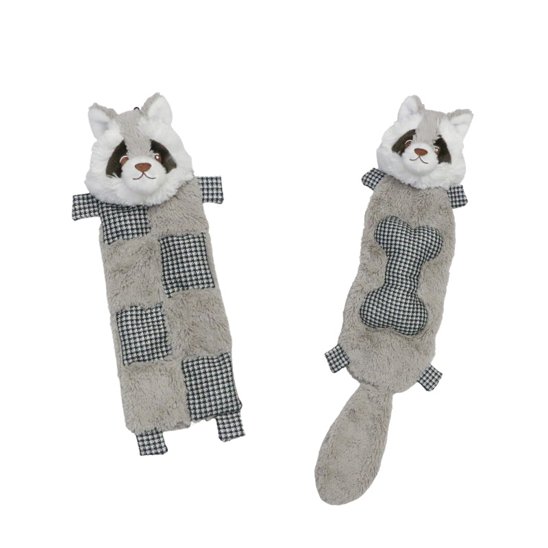 Stuffed animals bone chew squeak interactive dog plush toy pet gift set - 2pcs